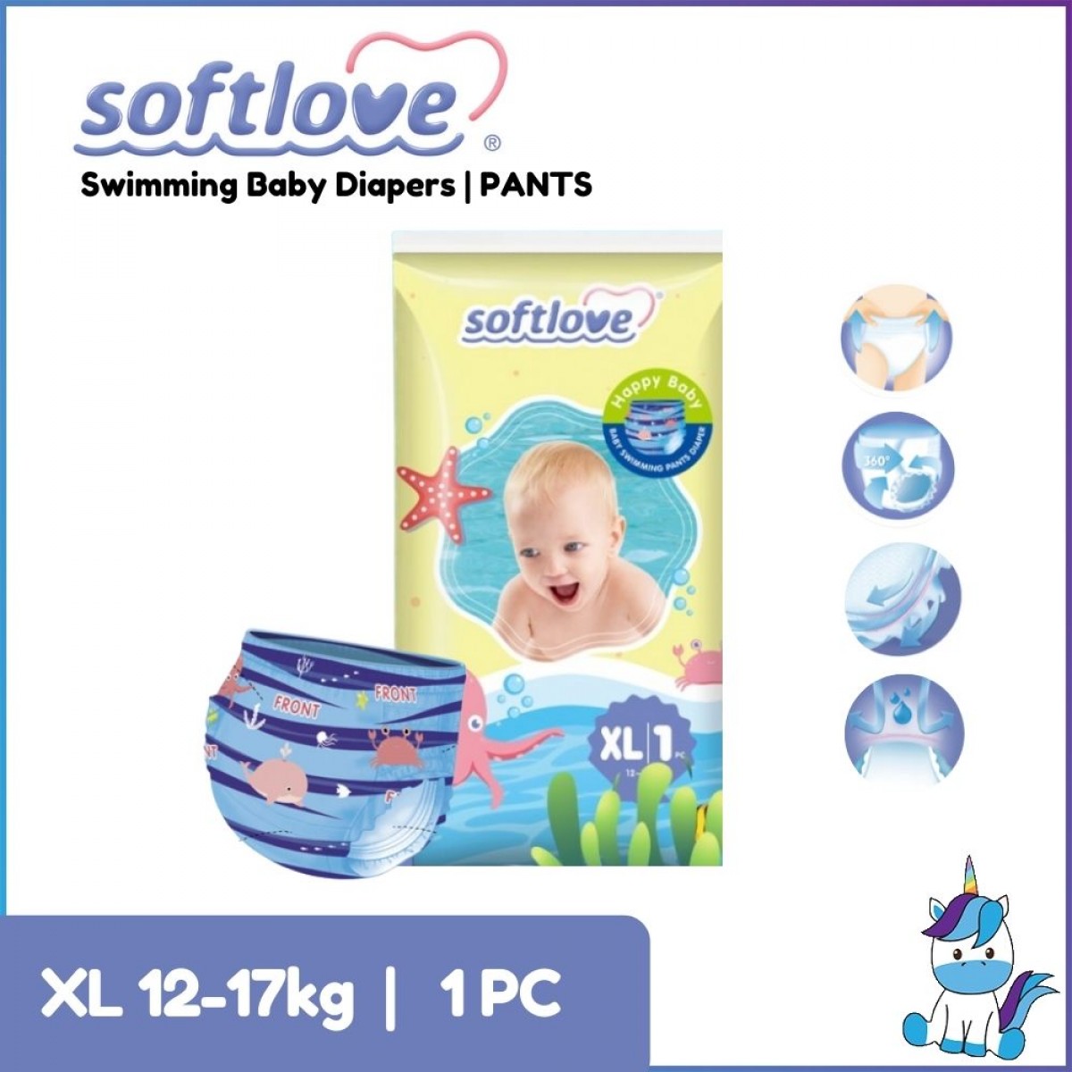 Xl disposable swim sales diapers
